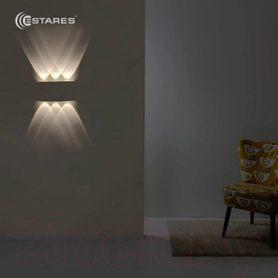 Бра Estares Linza Six 6W R-170-WW-WHITE-220-IP54