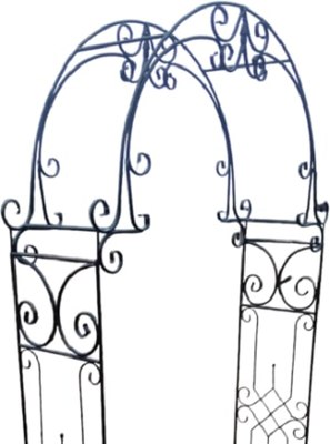 Арка садовая Saniji Пергола Королевская П8
