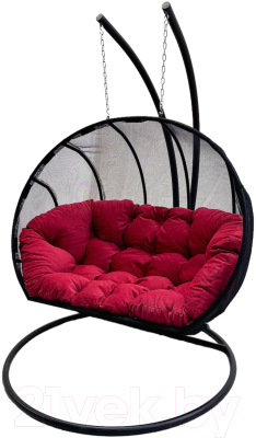 Кресло подвесное Craftmebelby Кокон Двойной Лайт с подушкой