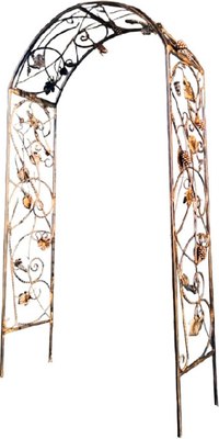Арка садовая Saniji Пергола с виноградом П11 - фото