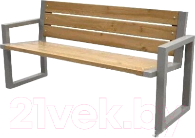 Скамья садовая Saniji С7 1700x400x900 - фото