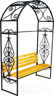 Скамья садовая Saniji С9 1700x1000x650 - фото