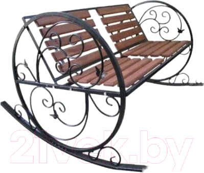 Скамья садовая Saniji Качалка С13 1700x800x850 - фото