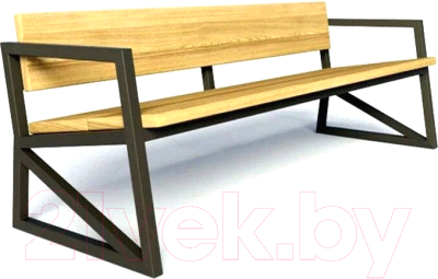Скамья садовая Saniji С22 1700x400x700 - фото