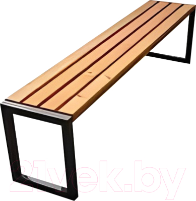 Скамья садовая Saniji С24 1700x400x900 - фото