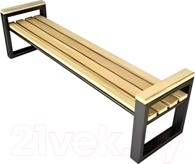 Скамья садовая Saniji С25 1660x400x900 - фото