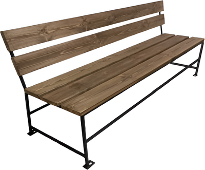 Скамья садовая Saniji С30 1500x400x750 - фото