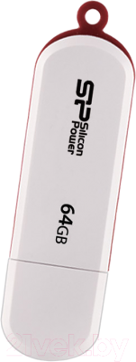 USB flash накопитель Silicon Power LuxMini 320 64GB (SP064GBUF2320V1W) - фото