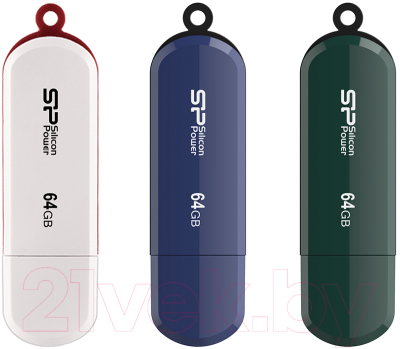USB flash накопитель Silicon Power LuxMini 320 64GB (SP064GBUF2320V1W)