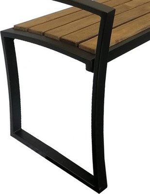 Скамья садовая Saniji С37 1600x480x465