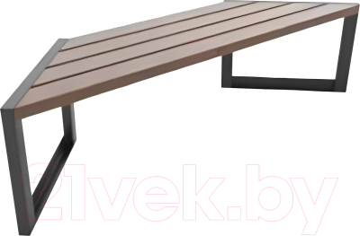 Скамья садовая Saniji С39 1700x400x650 - фото