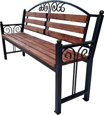 Скамья садовая Saniji С40 2000x400x950 - фото