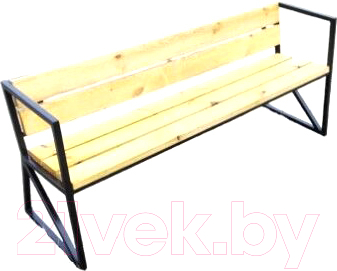 Скамья садовая Saniji С41 2000x400x800 - фото