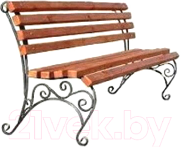 Скамья садовая Saniji С42 2000x400x900 - фото