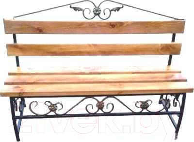 Скамья садовая Saniji С43 1500x400x450 - фото