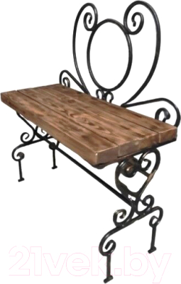 Скамья садовая Saniji С49/1 800x350x1000 - фото