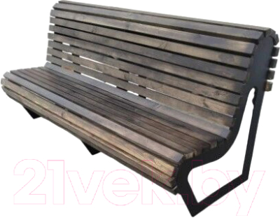 Скамья садовая Saniji С52 2000x400x1000 - фото
