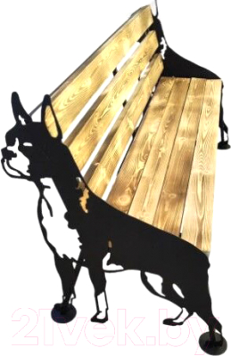 Скамья садовая Saniji Бульдог С56 1700x450x900 - фото