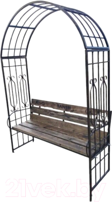 Скамья садовая Saniji Арка С65 2000x400x900 - фото