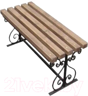 Скамья садовая Saniji С68 1000x400x450 - фото