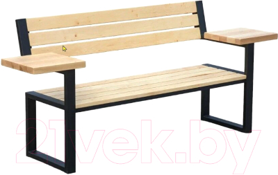 Скамья садовая Saniji С69 1600x400x900 - фото