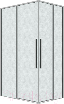 Душевой уголок Grossman Galaxy 90x80x195 / 300.K33.01.9080.10.02 - фото