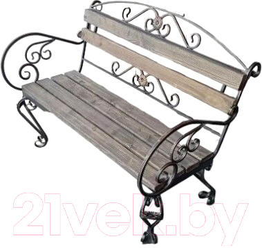 Скамья садовая Saniji С71 1700x400x900 - фото