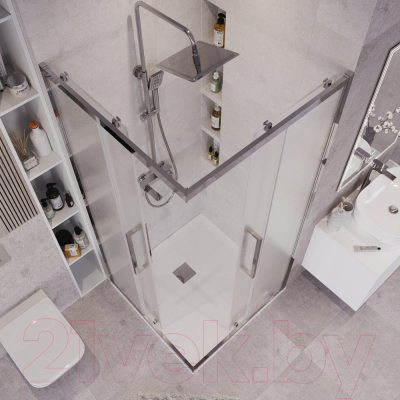 Душевой уголок Grossman Cosmo 90x90x195 / 300.K33.02.9090.10.02