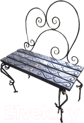 Скамья садовая Saniji Царская С73 1000x400x1100 - фото