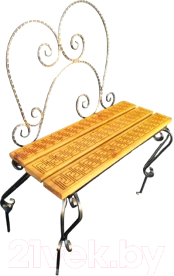 Скамья садовая Saniji Греческая С74 1000x450x1000 - фото