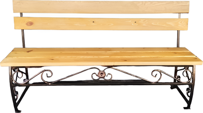 Скамья садовая Saniji С77 2000x450x850 - фото