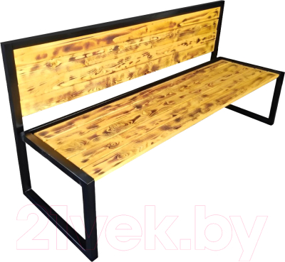 Скамья садовая Saniji Дачная С78 1850x600x900 - фото