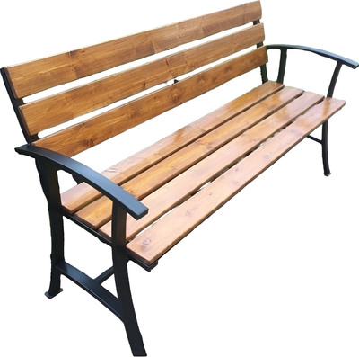 Скамья садовая Saniji С80 1600x400x900 - фото