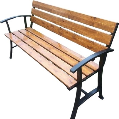 Скамья садовая Saniji С80 1600x400x900