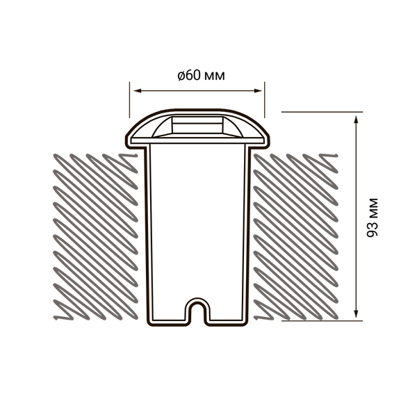 Светильник уличный JAZZway PGR R60/4 2W 4000K IP65 / 5024885