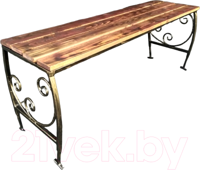 Скамья садовая Saniji С87 1000x450x550 - фото