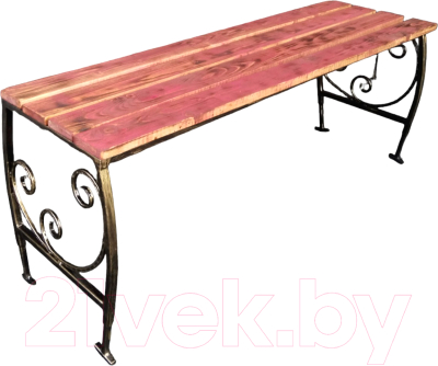 Скамья садовая Saniji С88 1000x450x550 - фото