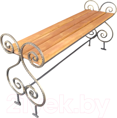 Скамья садовая Saniji Лебедь С91 1200x400x550 - фото