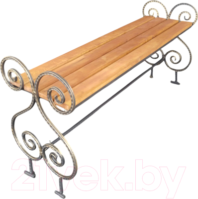 Скамья садовая Saniji Лебеди С94 1500x450x500 - фото