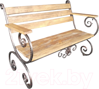 Скамья садовая Saniji Paradise C110 1200x500x900 - фото