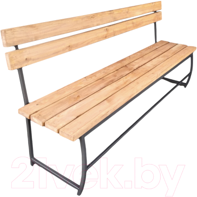 Скамья садовая Saniji С112 1500x400x450 (2м) - фото
