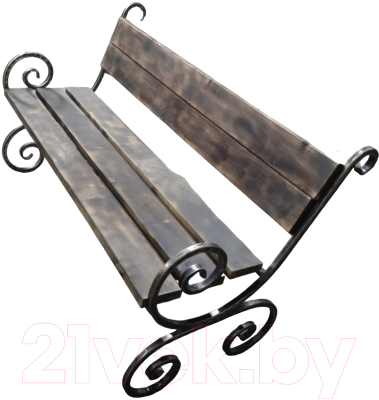 Скамья садовая Saniji Эконом С113 1500x500x900 - фото