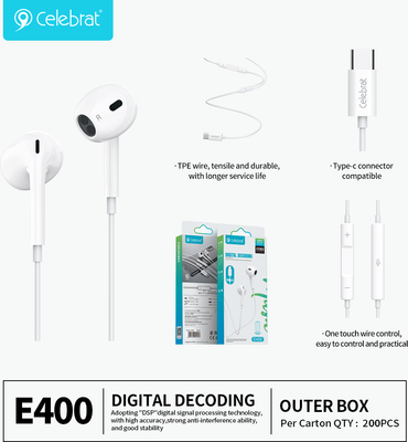 Наушники-гарнитура Celebrat E400