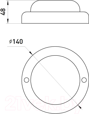 Светильник ЖКХ ЭРА SPB-201-3-40K-008 / Б0062507