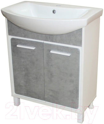 Тумба под умывальник СанитаМебель Камелия-66 Д4 - фото