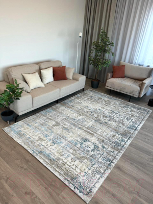 Коврик Radjab Carpet Бьянка Прямоугольник D008A / 7645RK-B