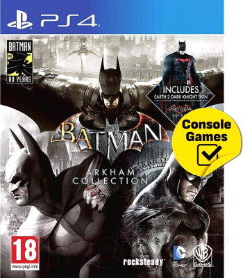 Комплект игр для игровой консоли PlayStation 4 Batman Arkham Collection - фото