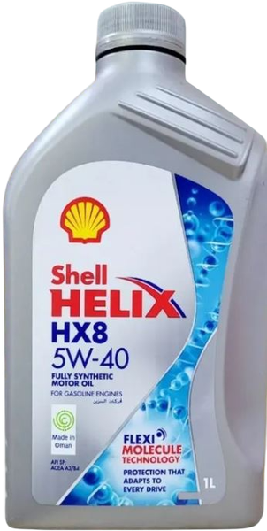 Моторное масло Shell Helix HX8 5W40 / 550052794 - фото