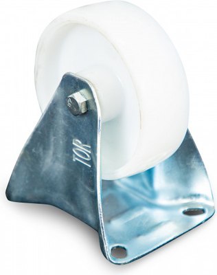 Колесо для тележки складской TOR Неповоротное FRCn 46 100мм (N) / 1024192 - фото