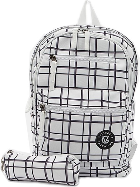 Школьный рюкзак Valigetti С пеналом / 308-1993-WHT - фото